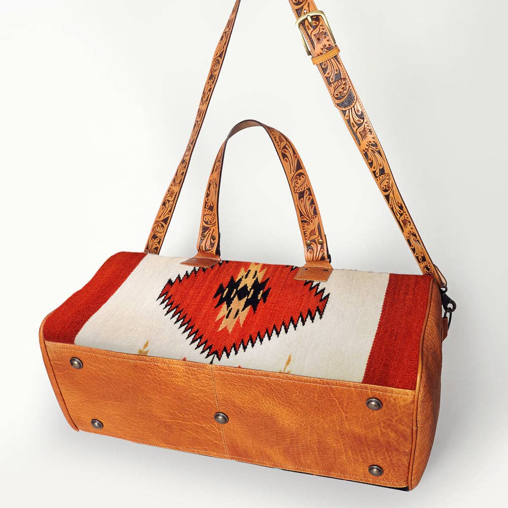 American Darling Weekender Travel Bag - Red Wool