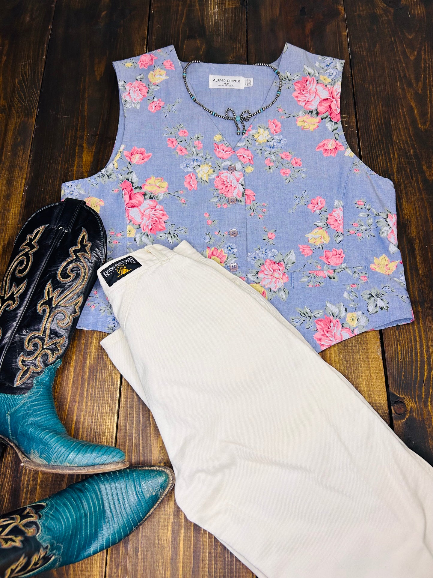 Vintage - Alfred Dunner Floral Vest