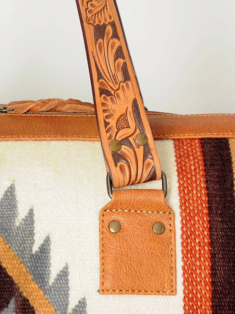 American Darling Weekender Travel Bag - Red Wool