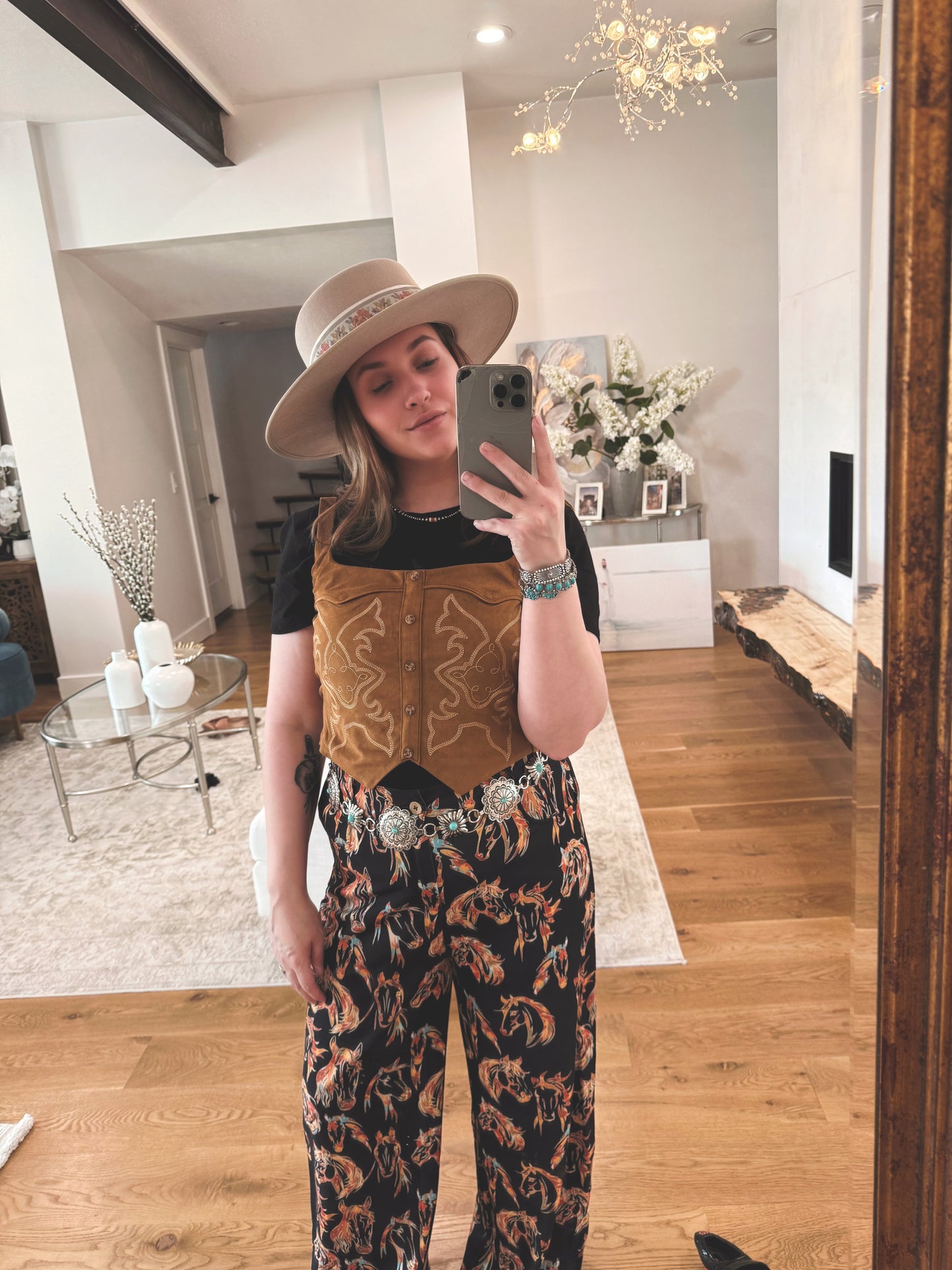 Painted pony trousers