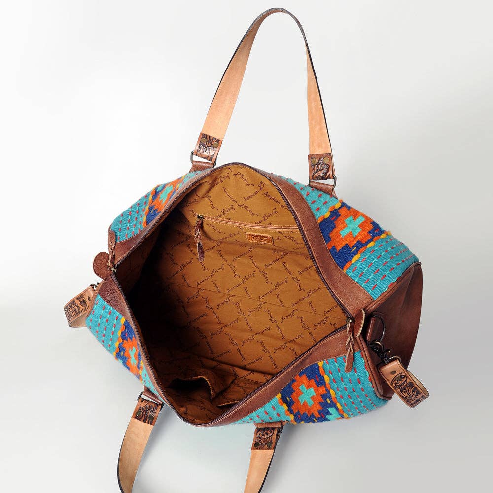 American Darling Weekender Travel Bag - Red Wool