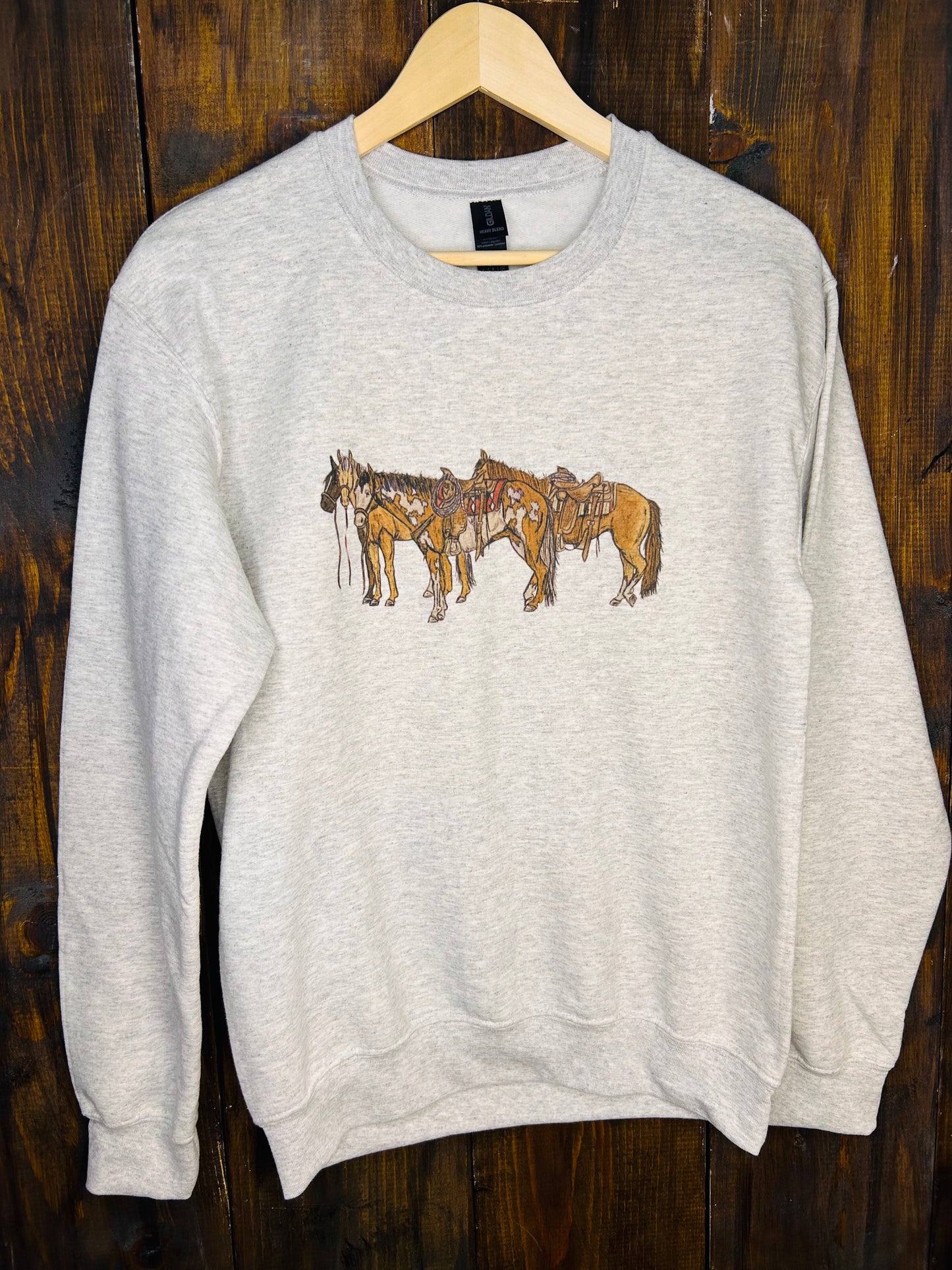 Ranch Horse Crewneck Sweater