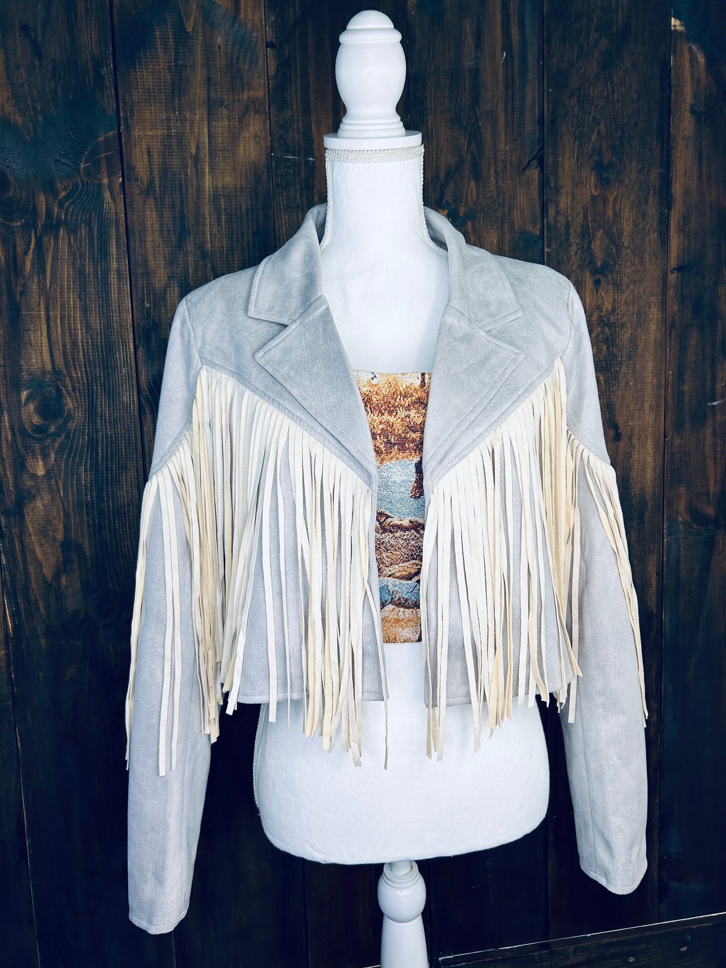 Open Front - Fringe Jacket