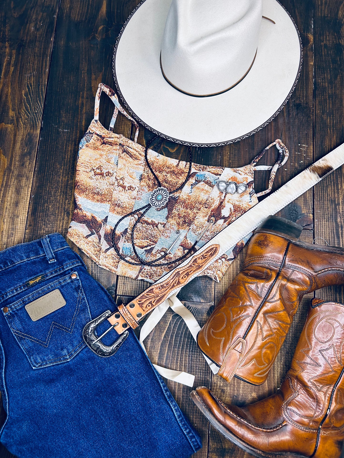 Tapestry  Corset Top