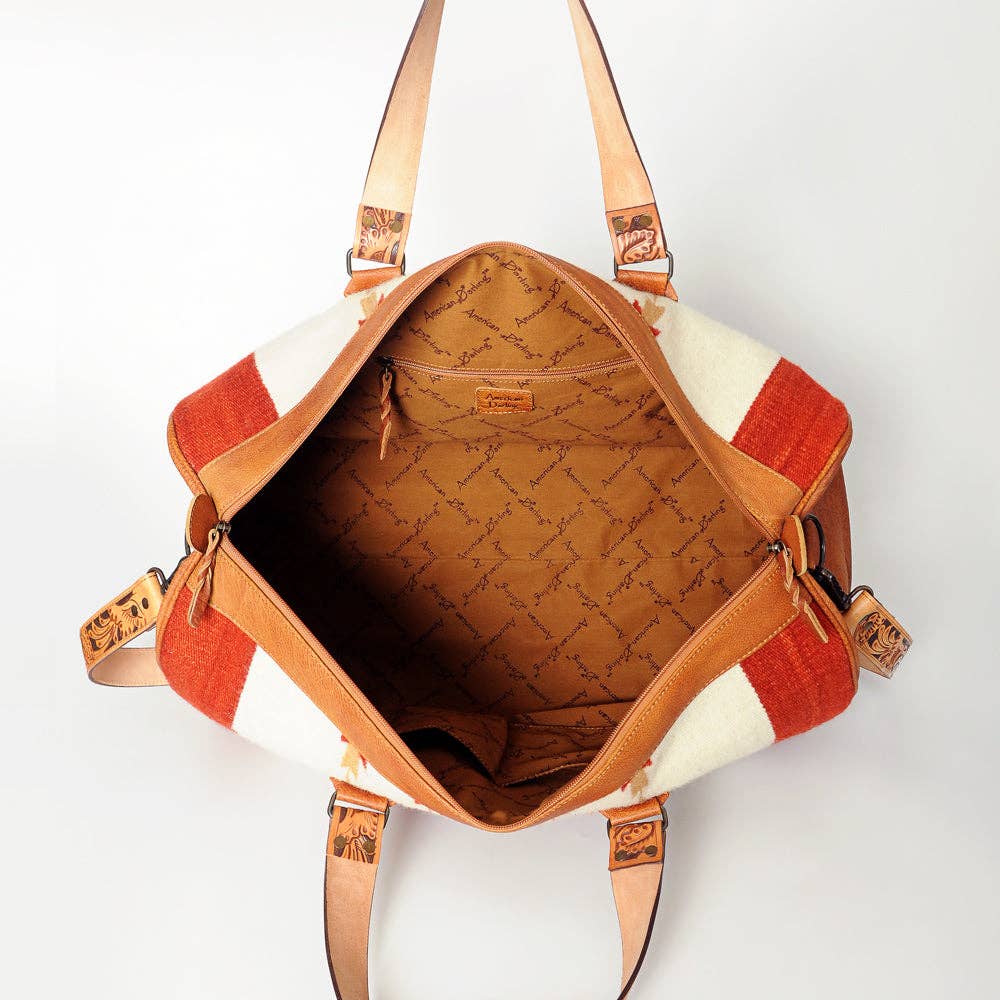 American Darling Weekender Travel Bag - Red Wool