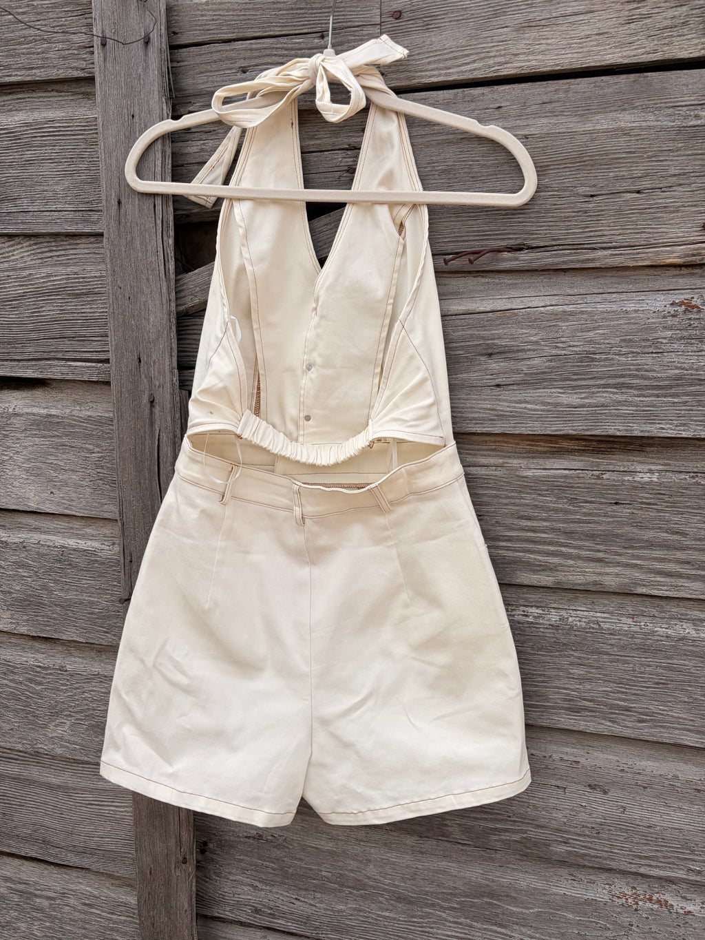 American Cowgirl halter Romper
