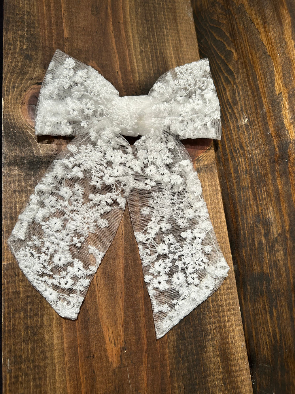 Picking wildflowers - hair bow