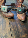 The rodeo rose - genuine leather belt