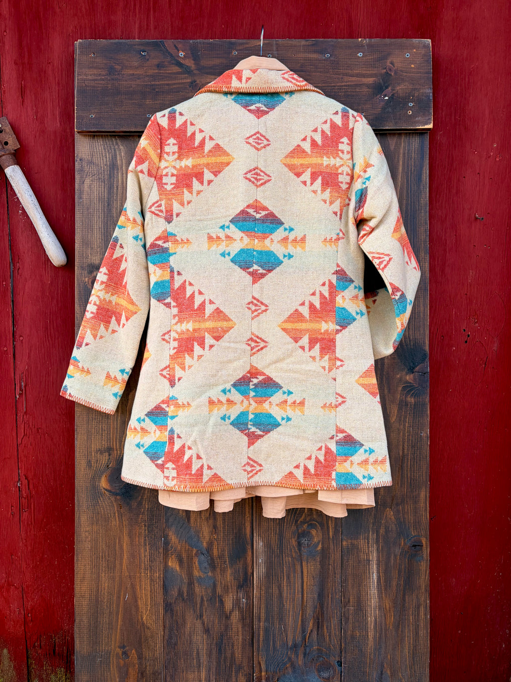 Autumn trails - southwestern dress coat