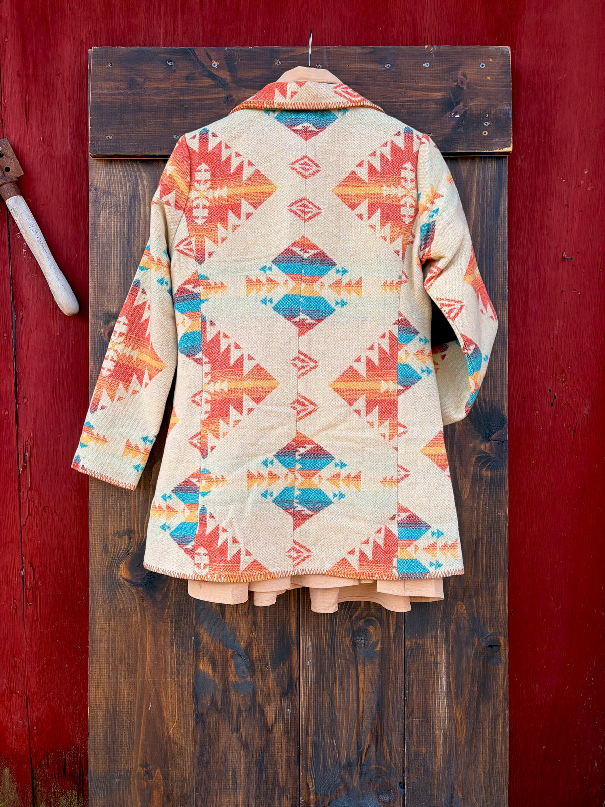 Autumn trails - southwestern dress coat