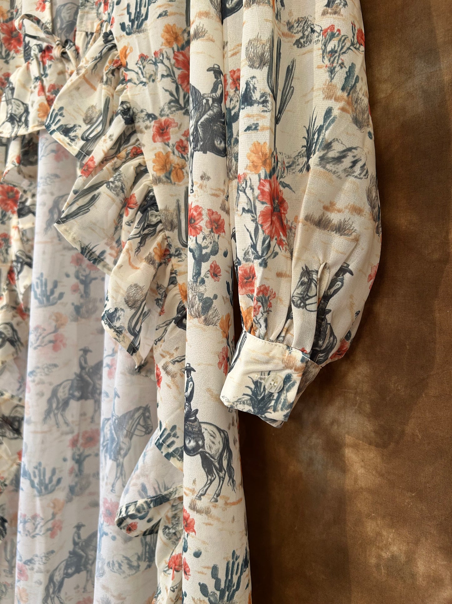 The floral cowboy - kimono