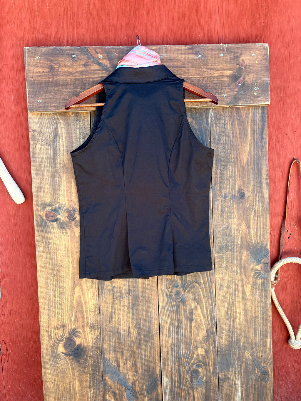 The desert silver - sleeveless pearl snap