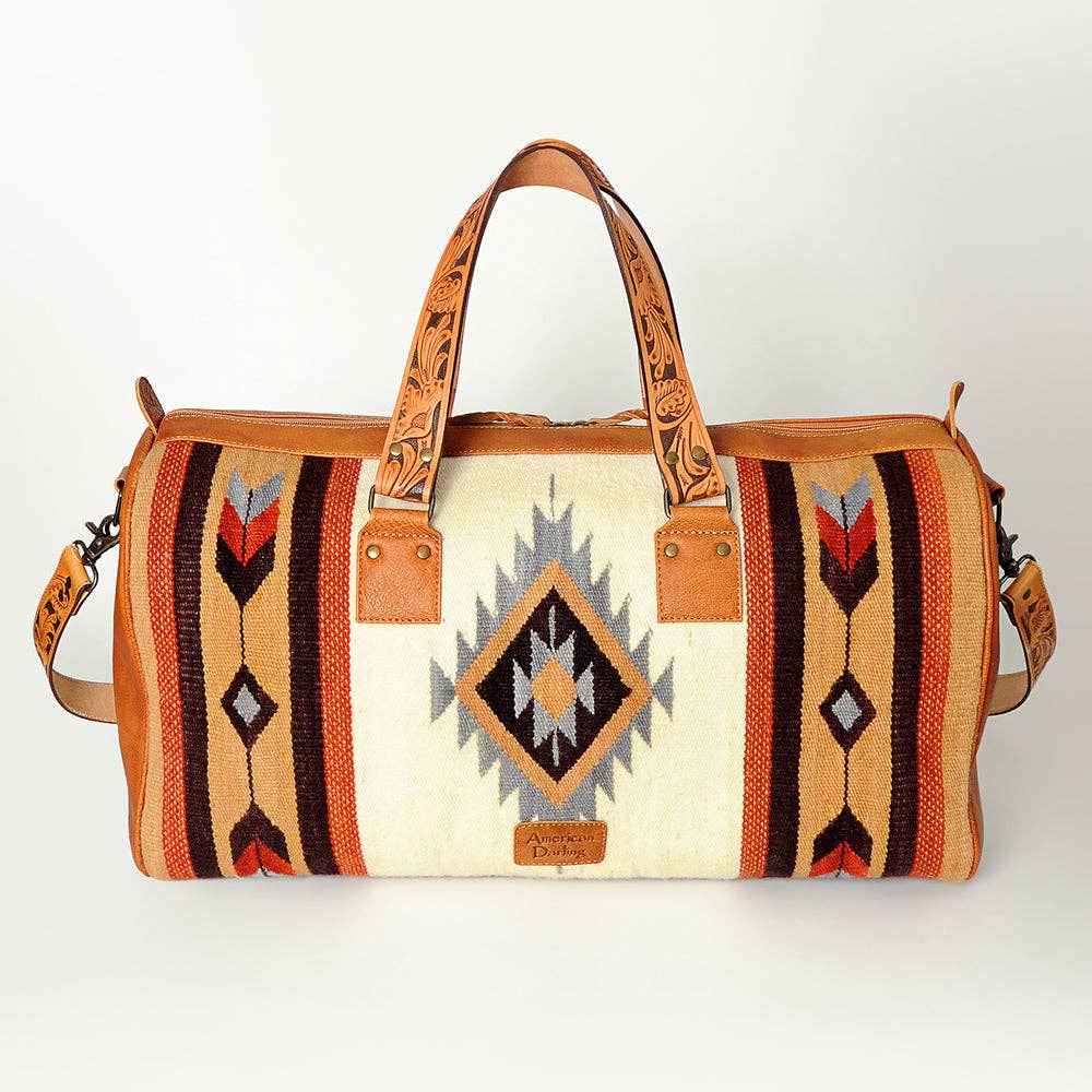 American Darling Weekender Travel Bag - Red Wool