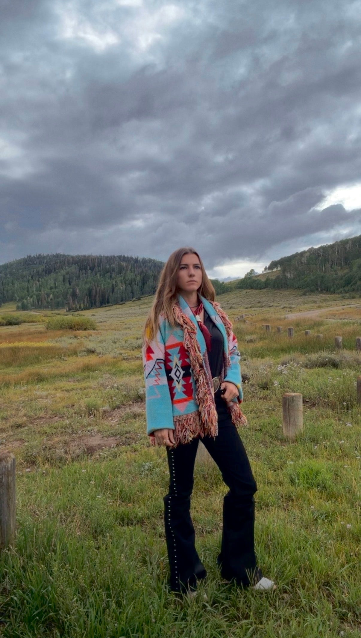 The first frost - fringe cardigan