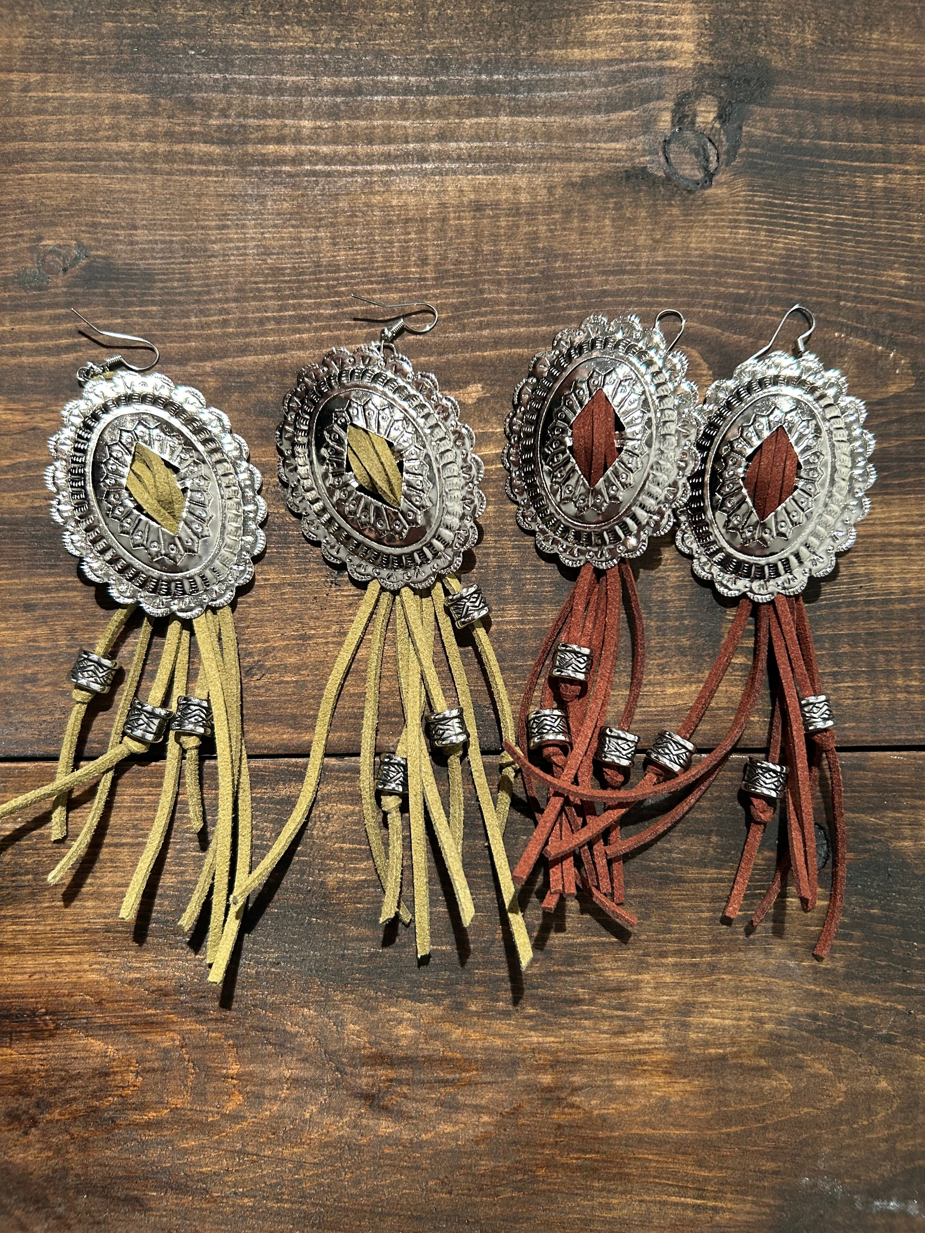 Concho girl - earrings