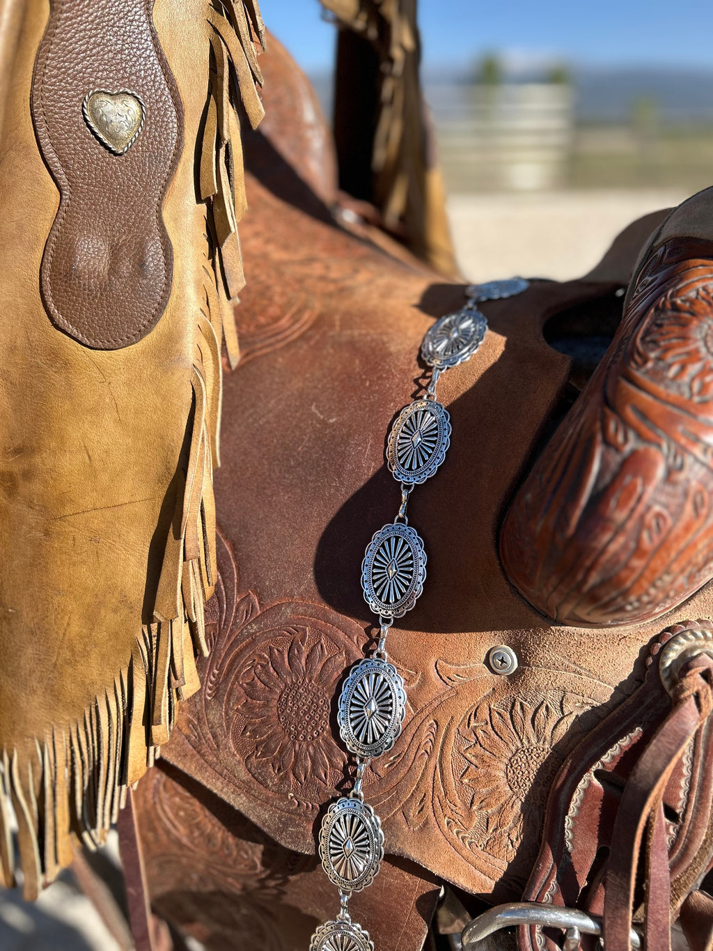 Sun Dial - Concho belt