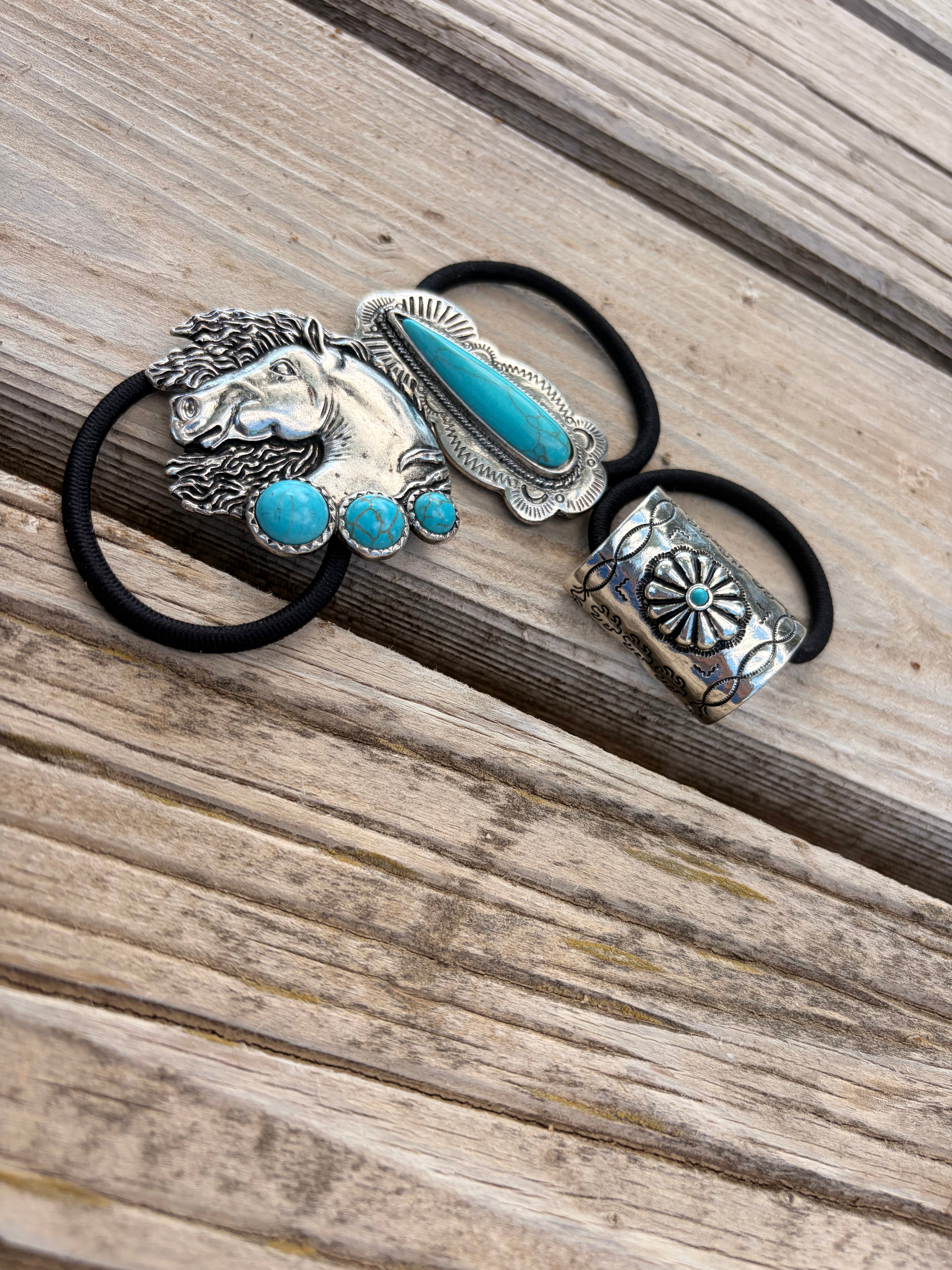 Concho cowgirl - hair tie collection