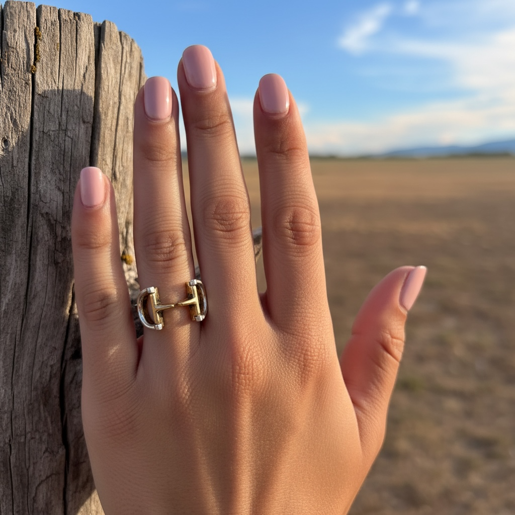 Adjustable snaffle rings