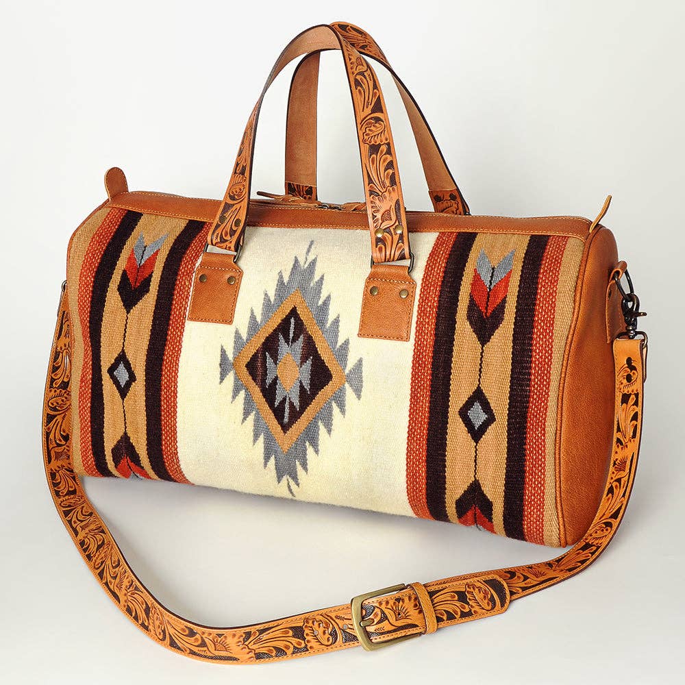 American Darling Weekender Travel Bag - Red Wool