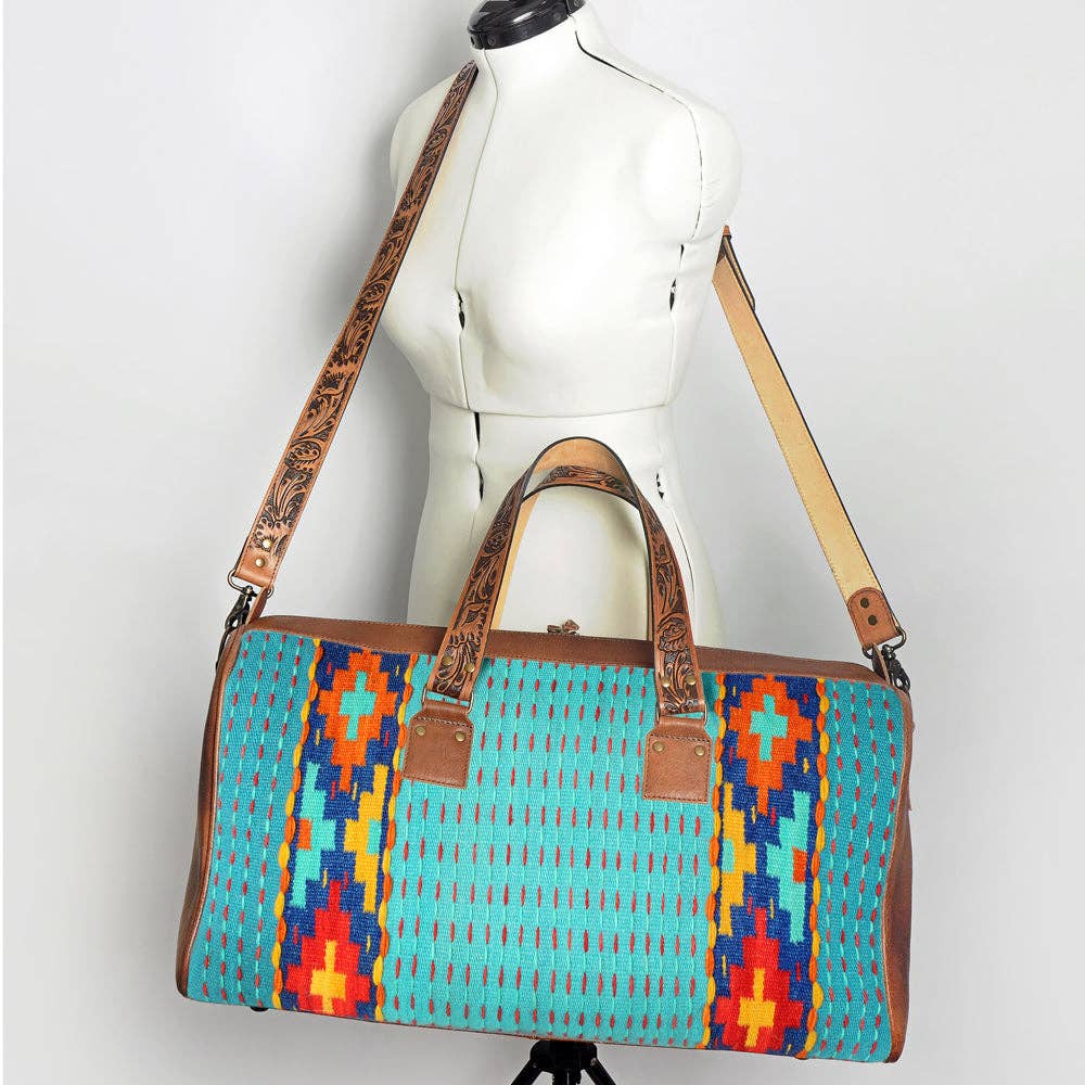 American Darling Weekender Travel Bag - Red Wool