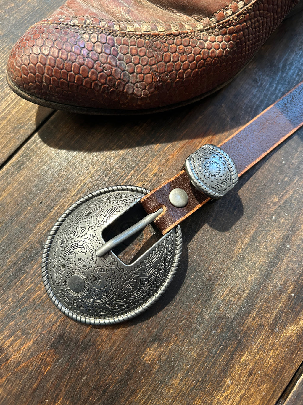 The high desert - genuine leather belt