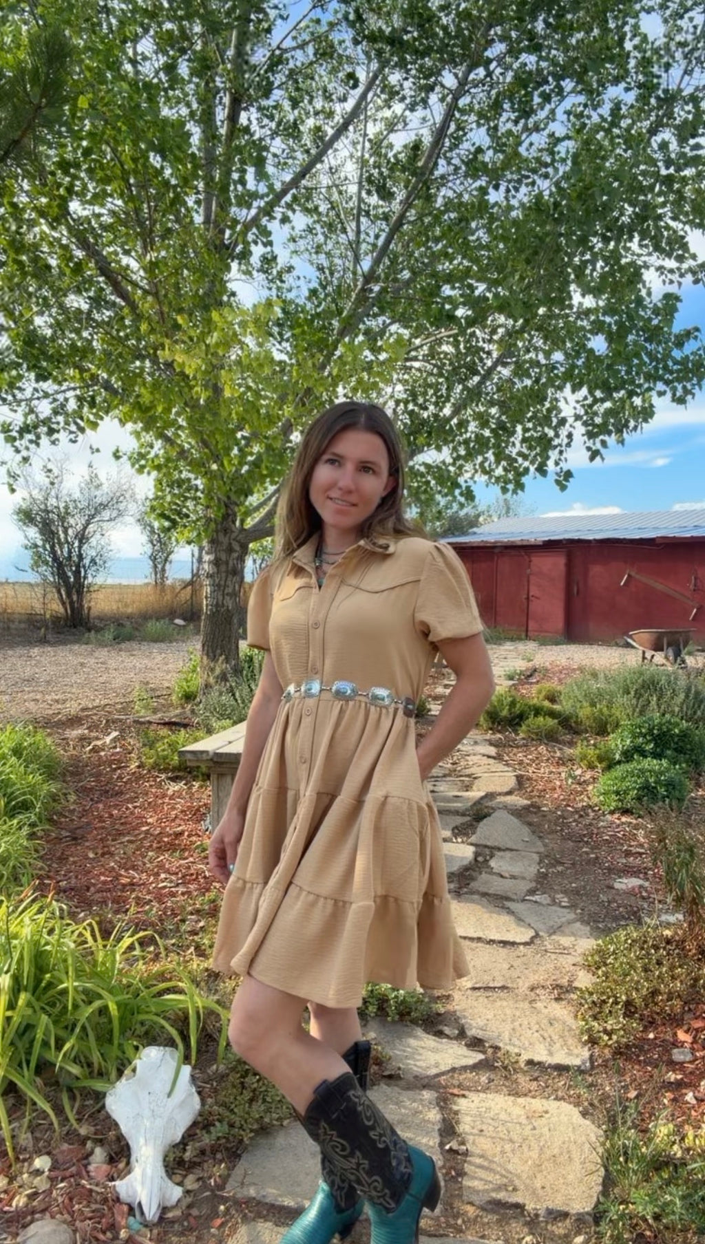 The sundown trail dress