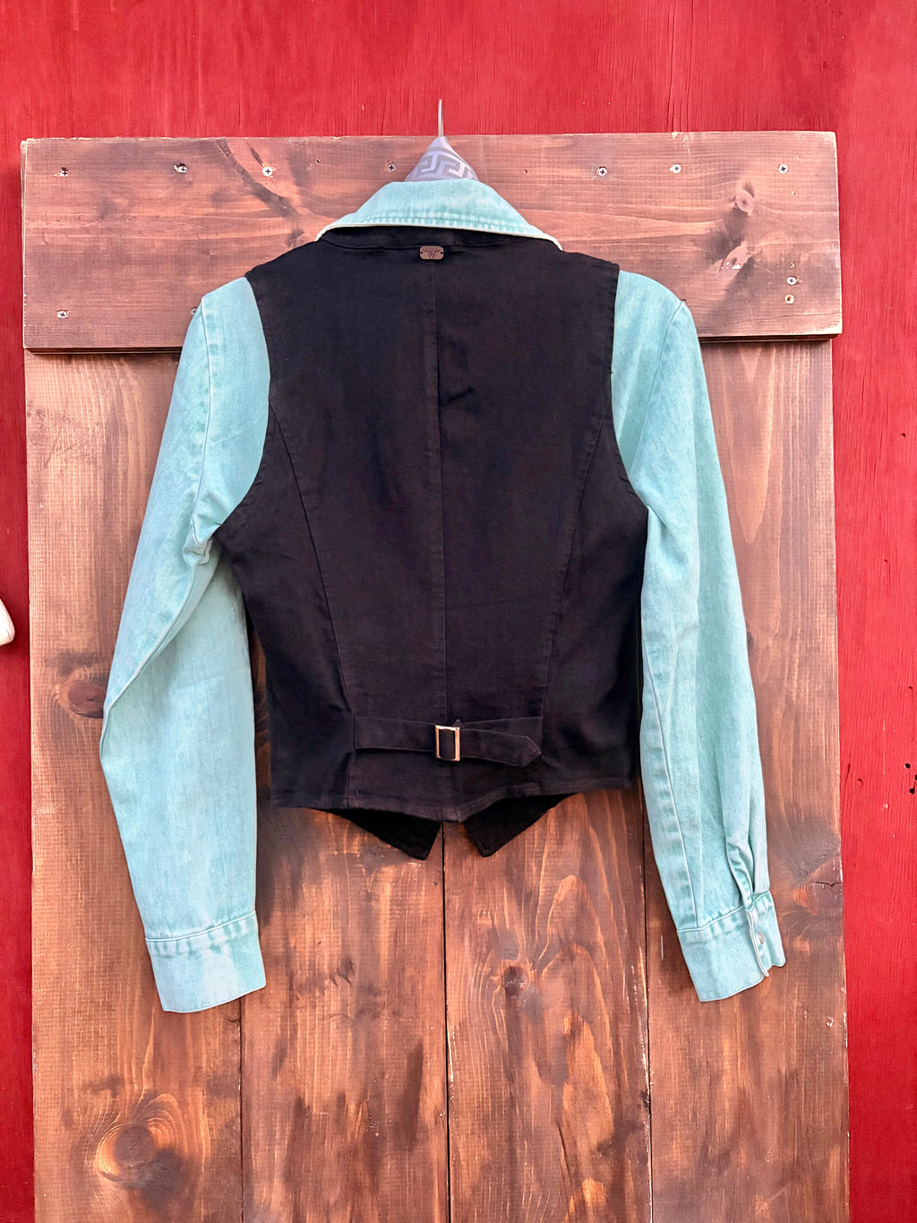 Denim adjustable vest