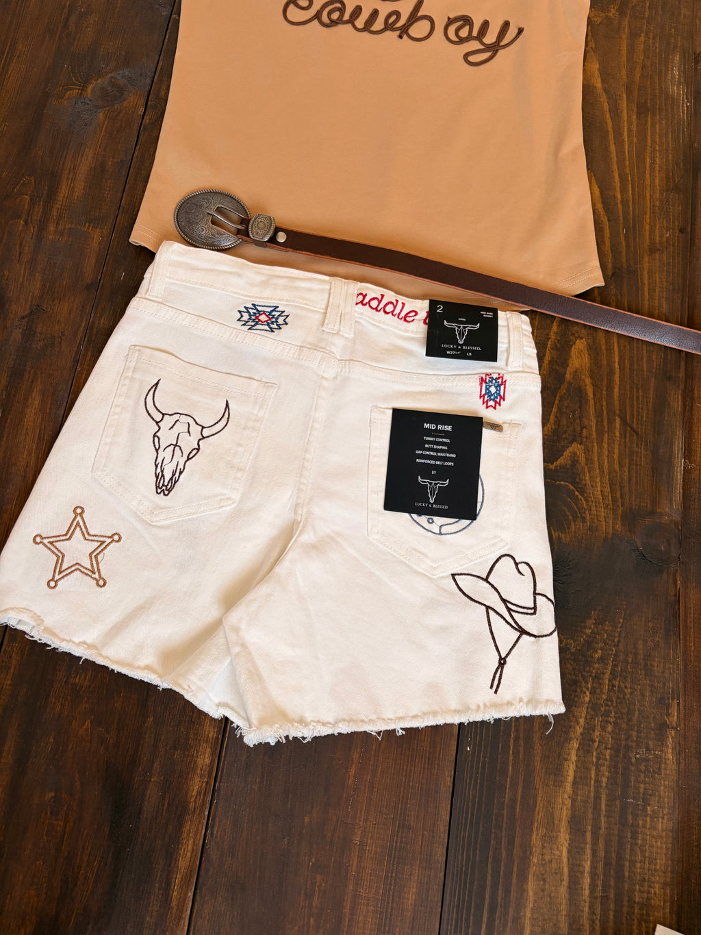Saddle up - denim shorts