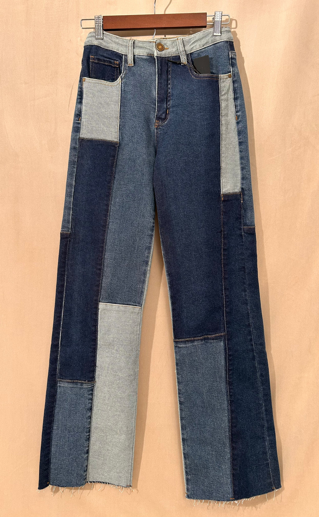 Patched up - denim jeans