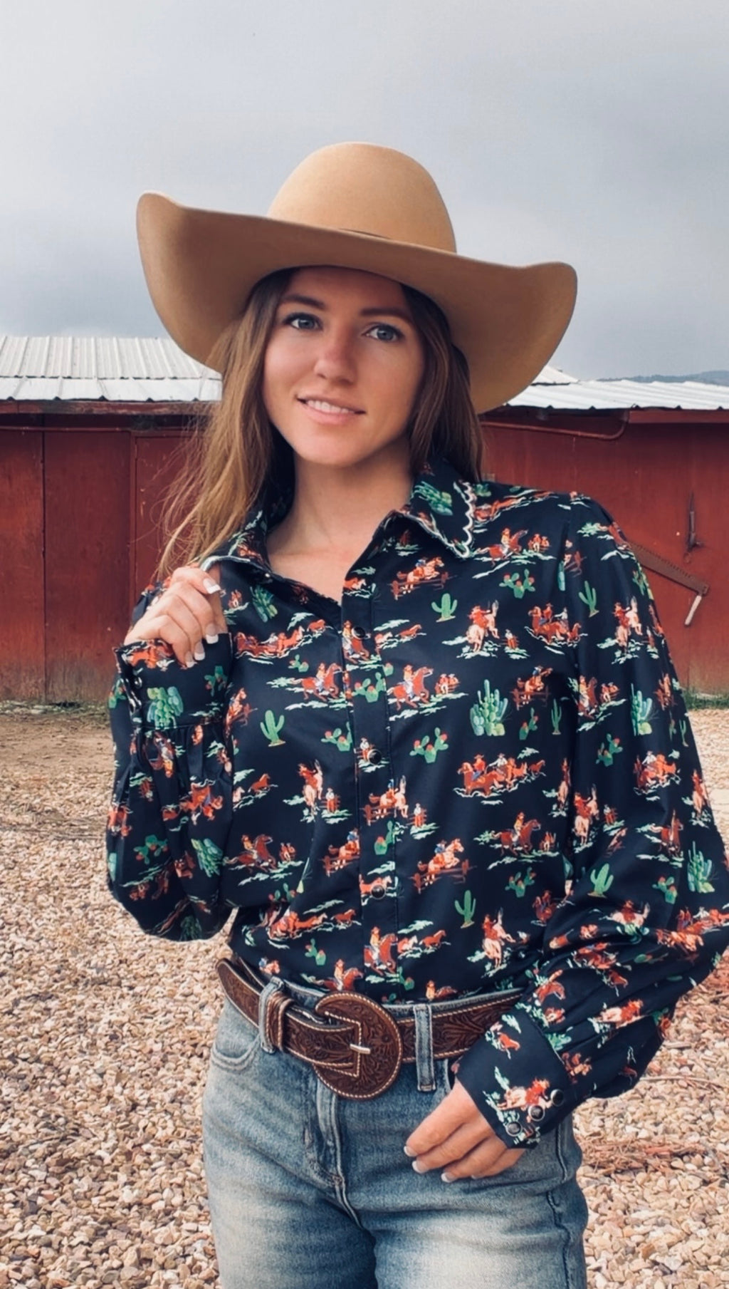 The cowboy country pearl snap