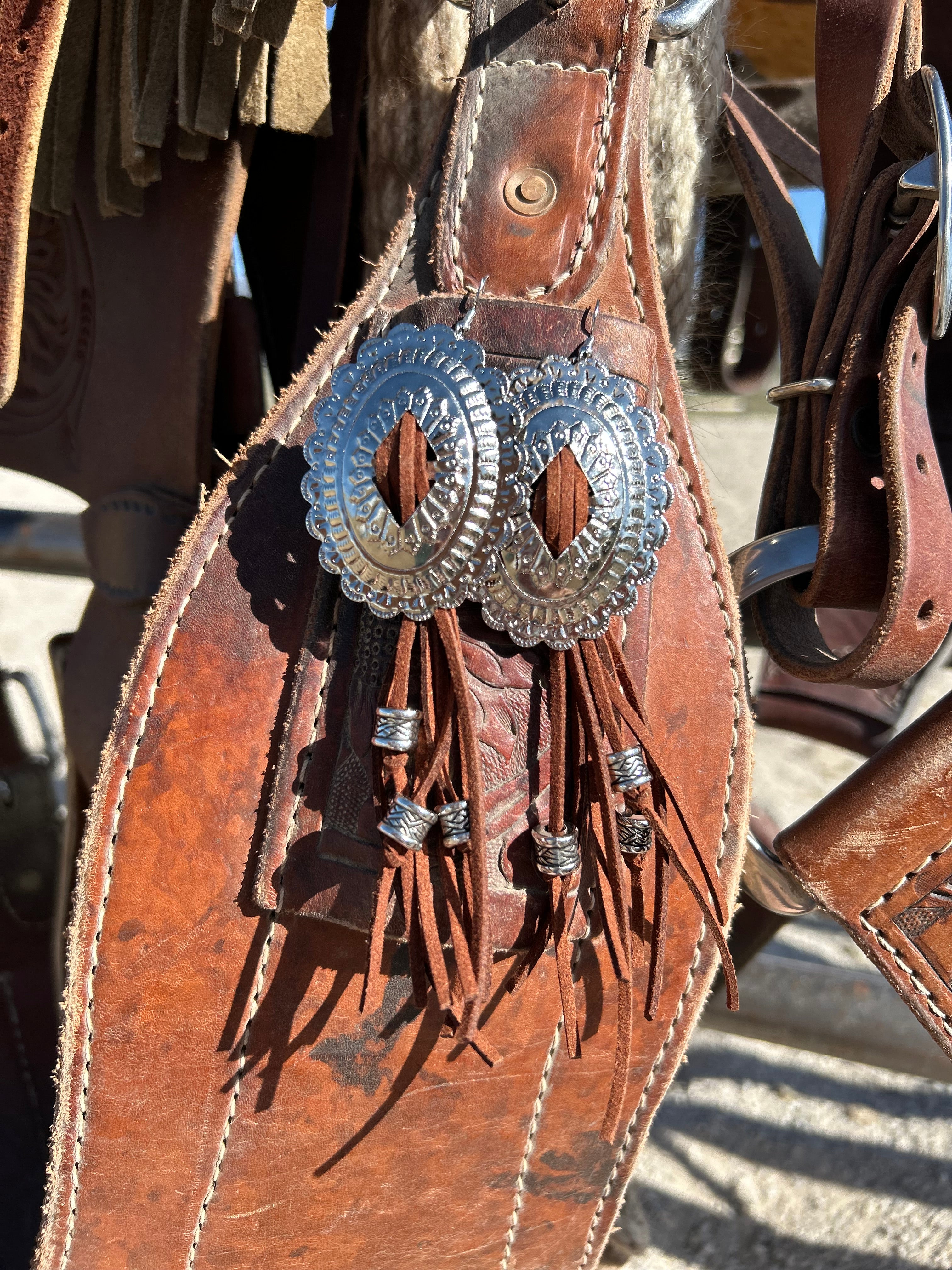 Concho girl - earrings