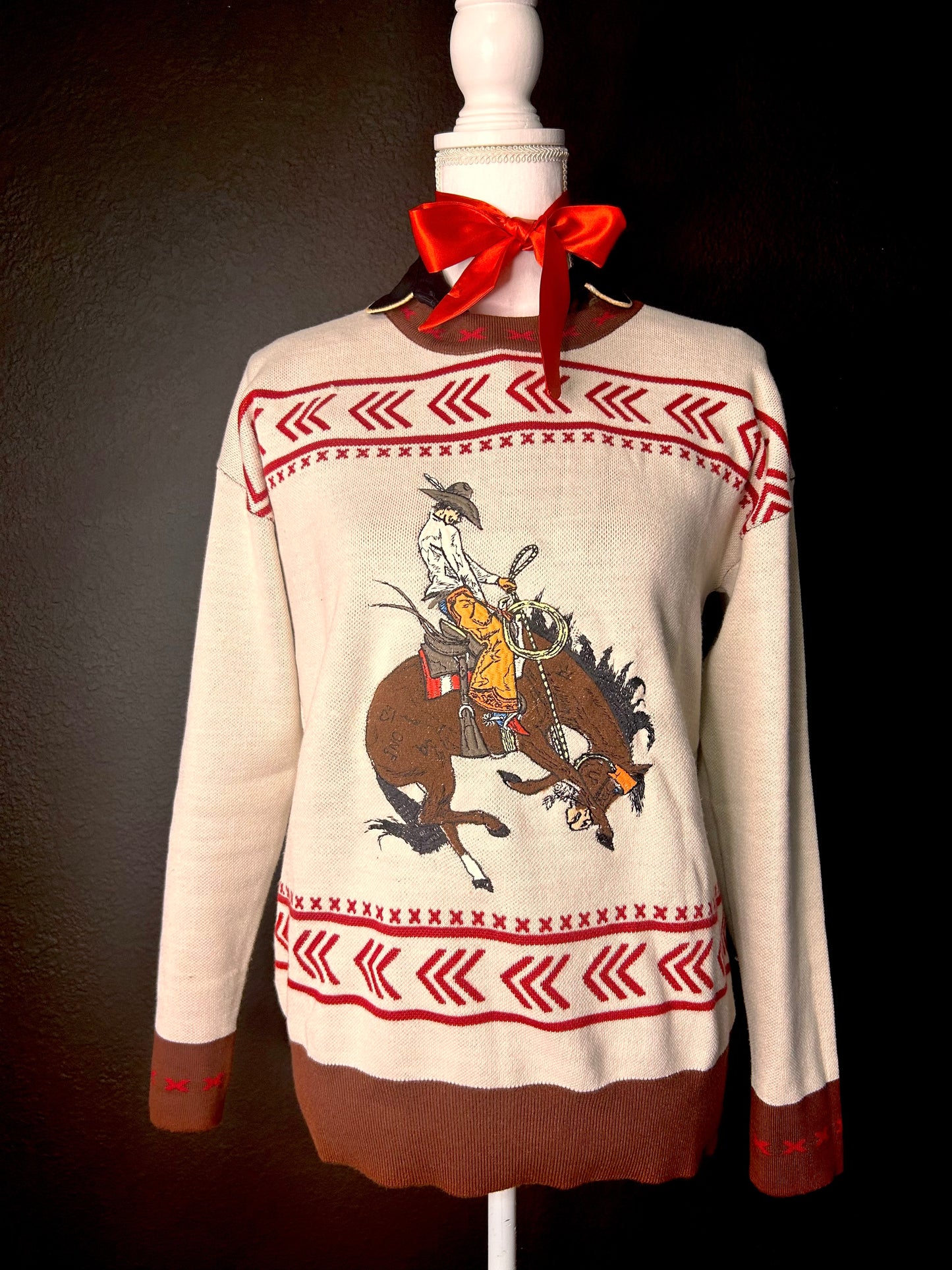 Dust and spurs sweater