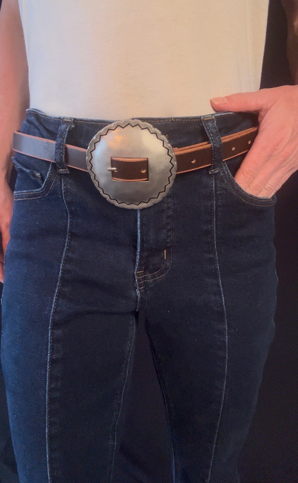 The wild rein - genuine leather belt
