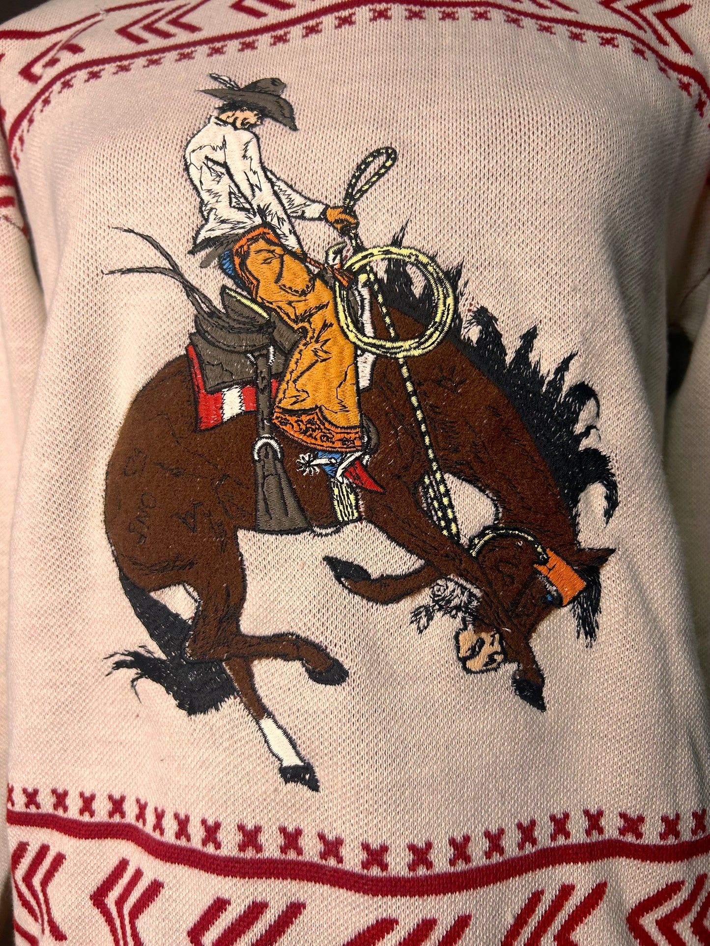 Dust and spurs sweater