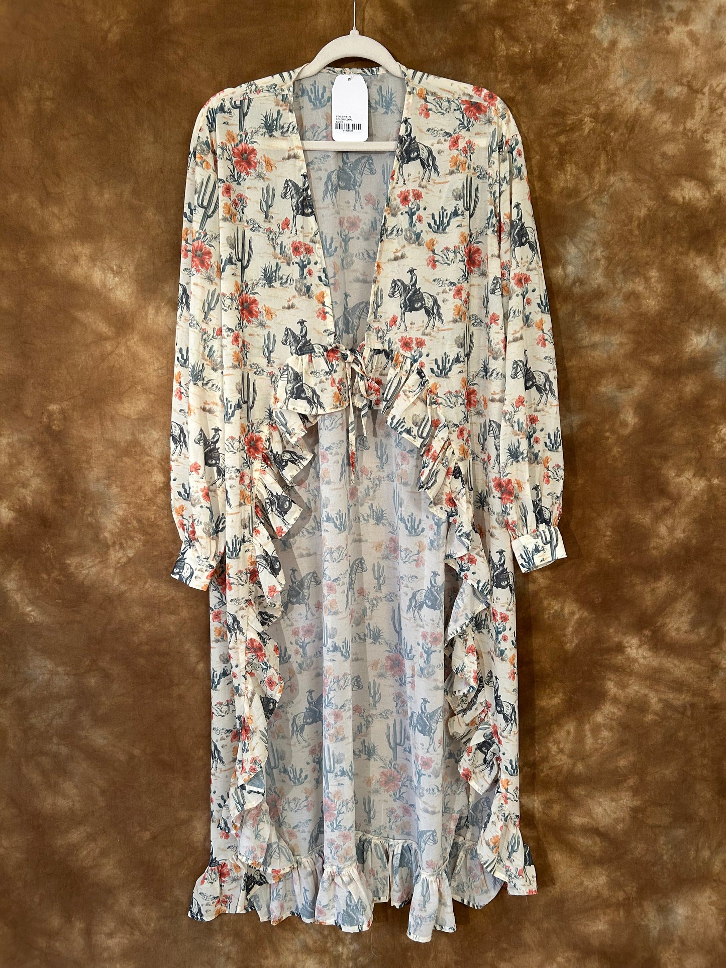 The floral cowboy - kimono