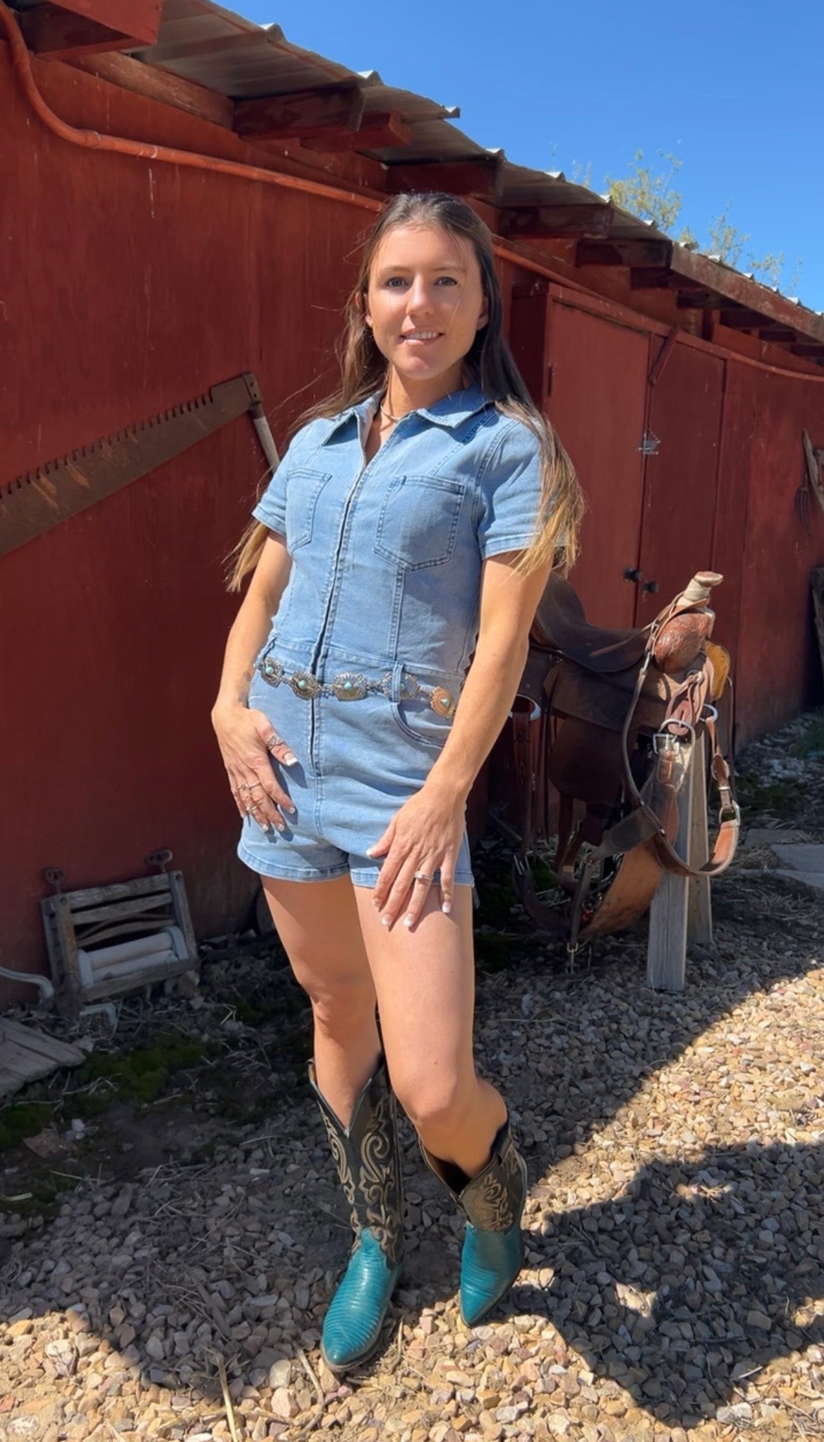 The Cadillac ranch romper
