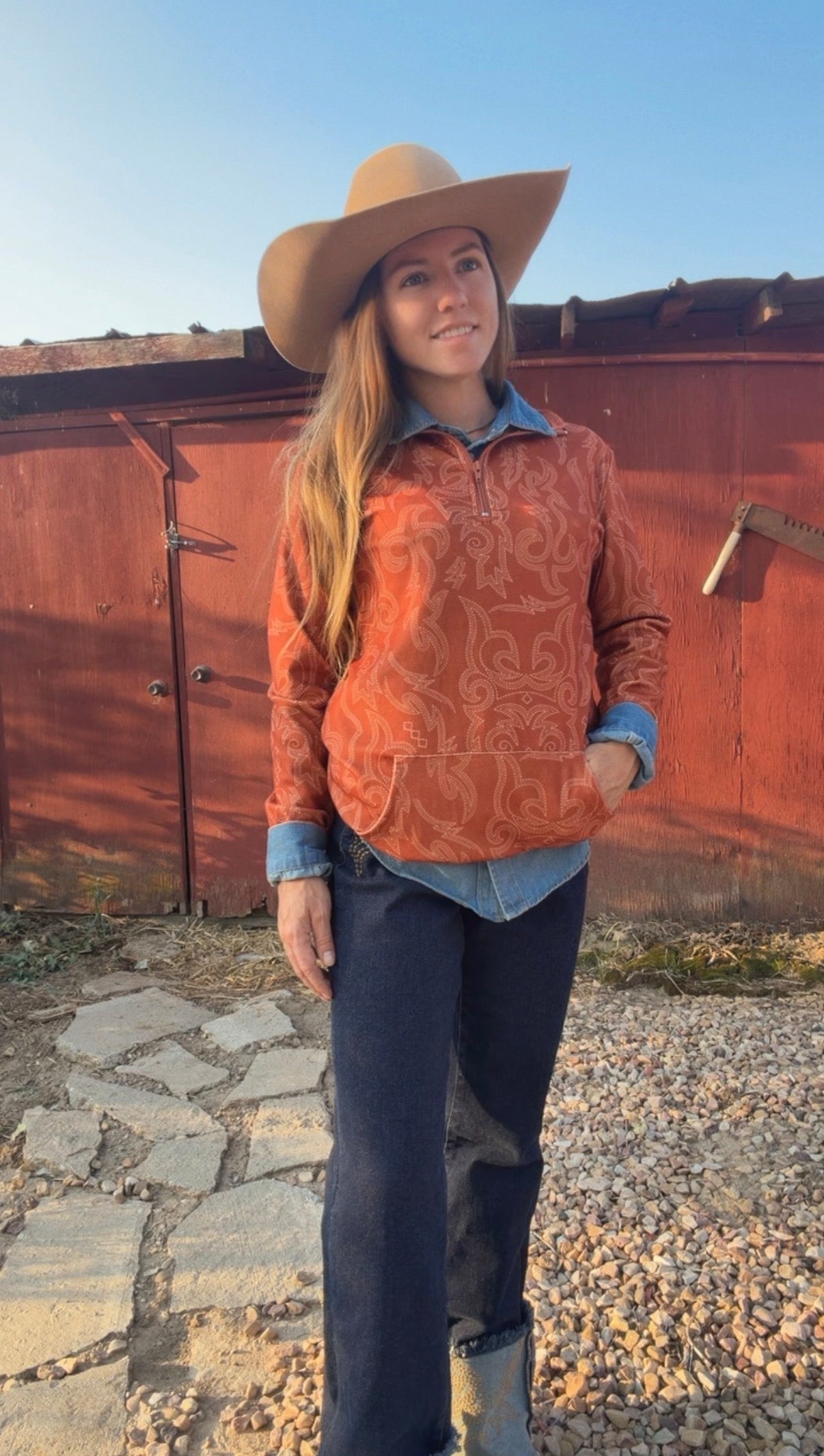 Stitch in the west - pullover
