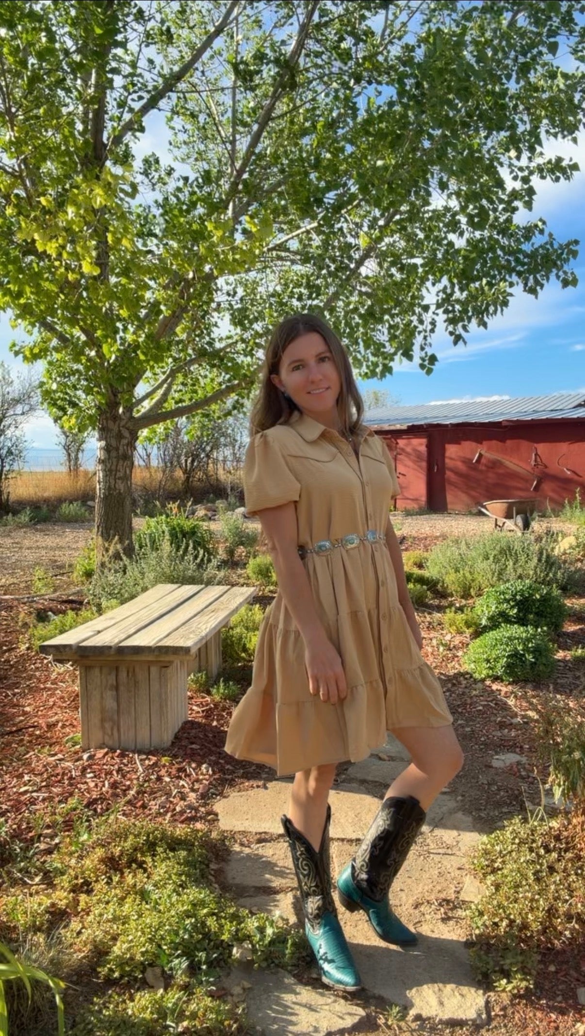 The sundown trail dress