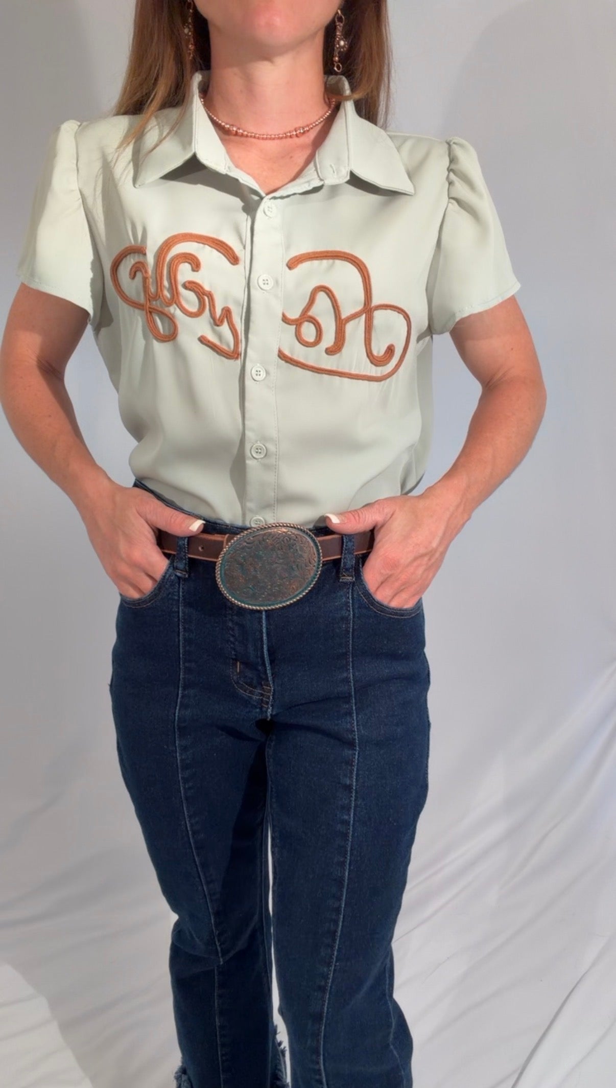 Howdy cowboy - button down