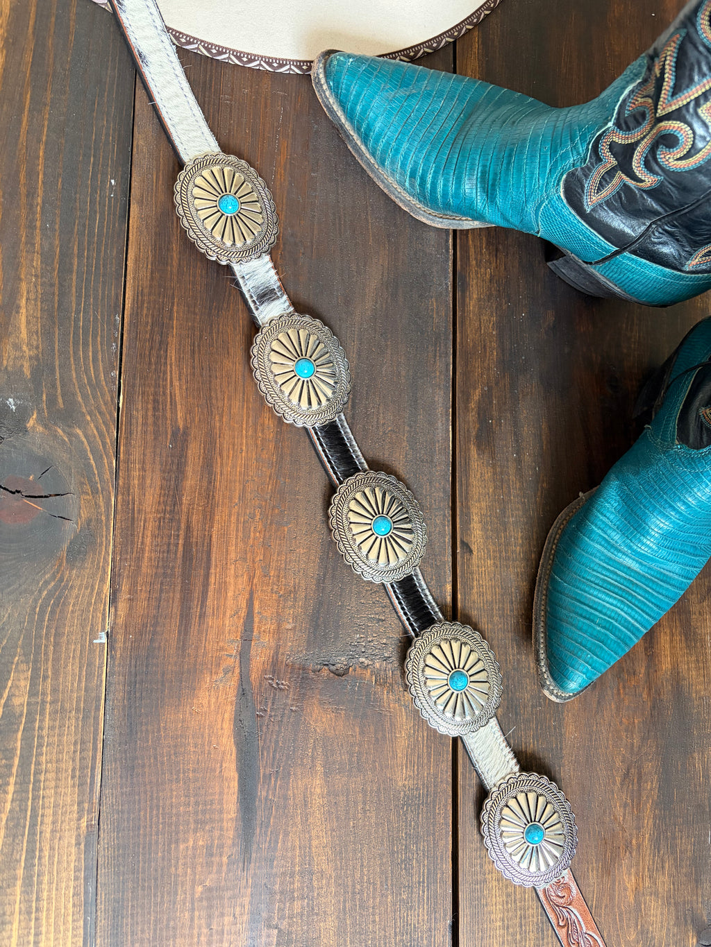 The high plains - hair on hide belt