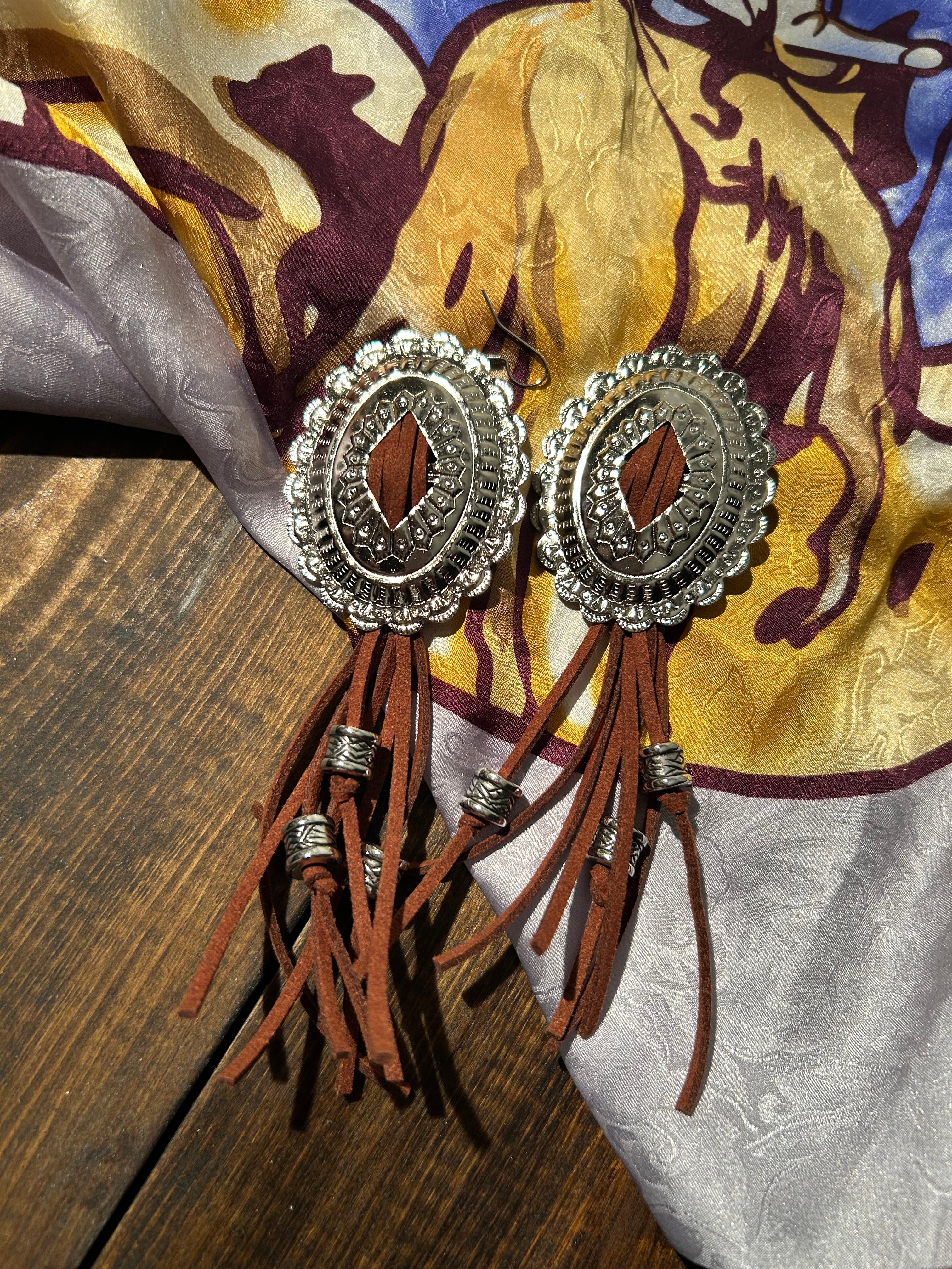 Concho girl - earrings