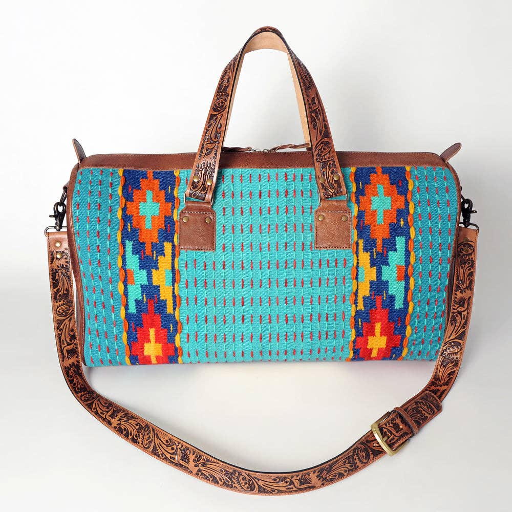 American Darling Weekender Travel Bag - Red Wool