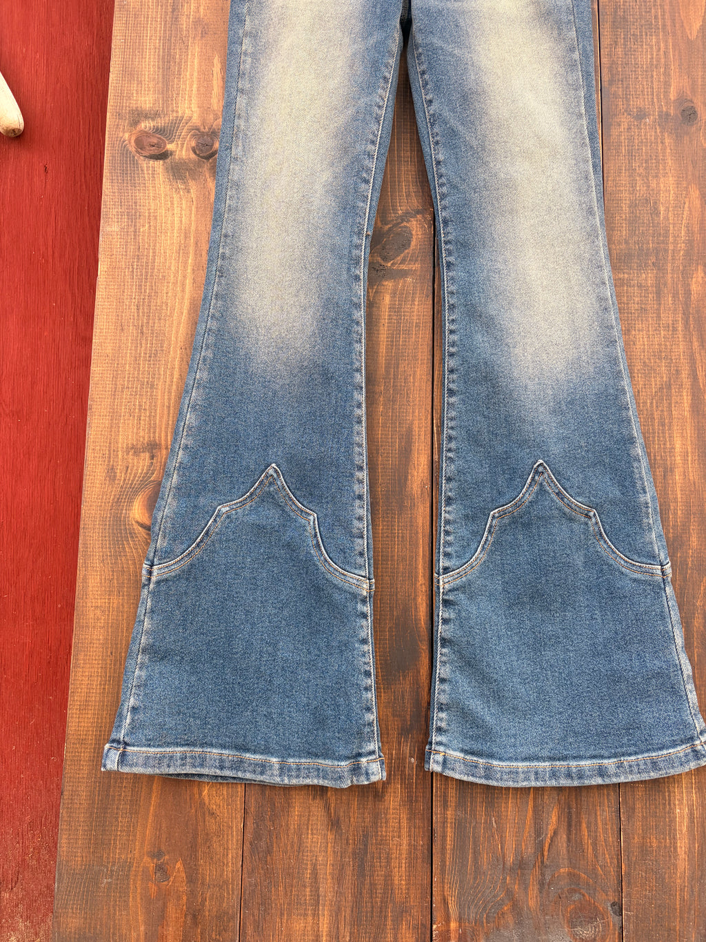 Back in the saddle - light wash jeans