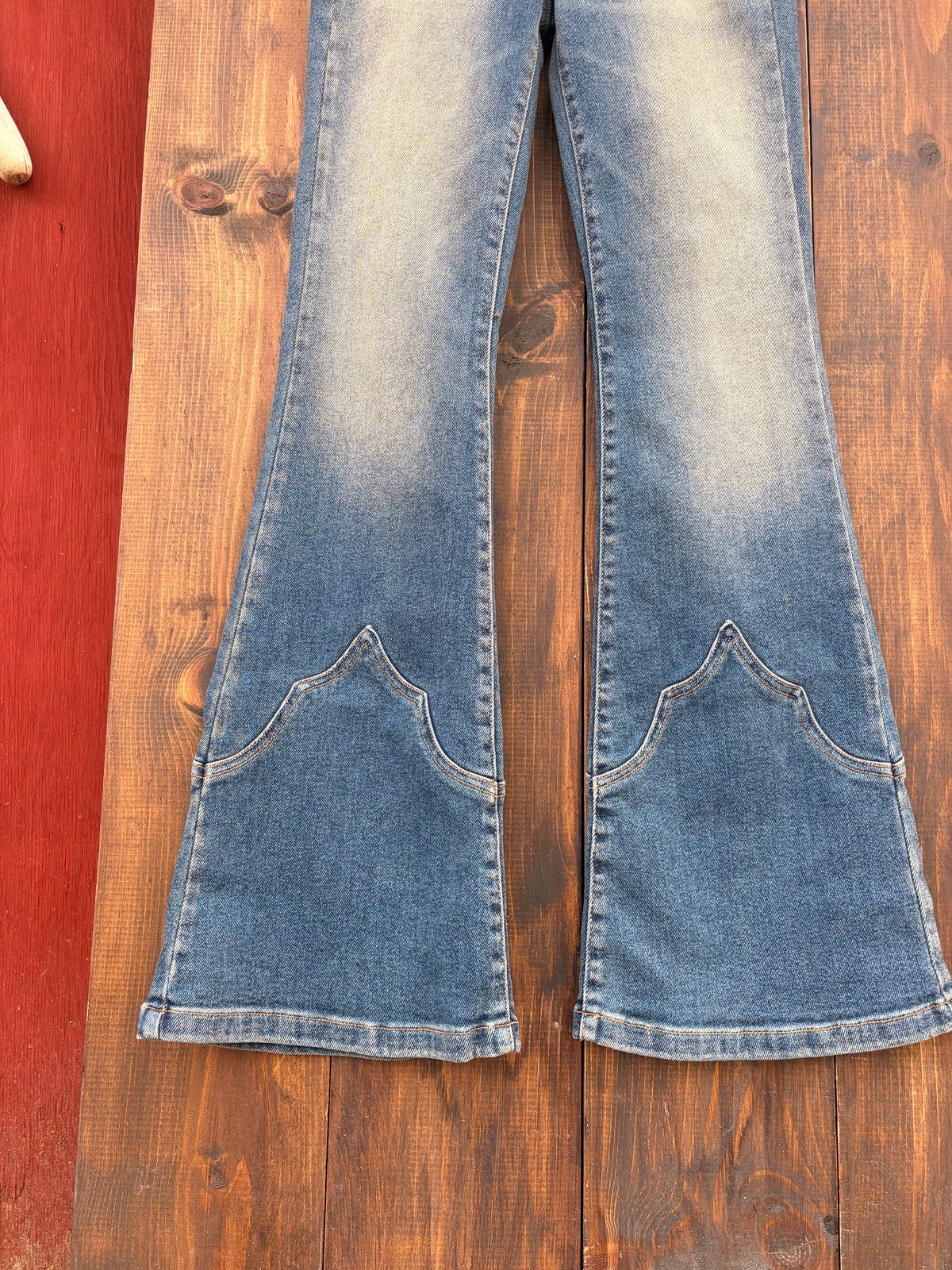 Back in the saddle - light wash jeans