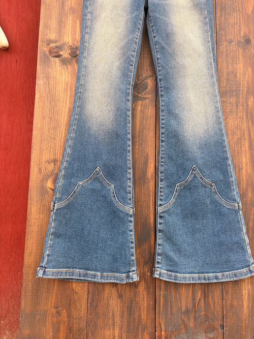 Back in the saddle - light wash jeans