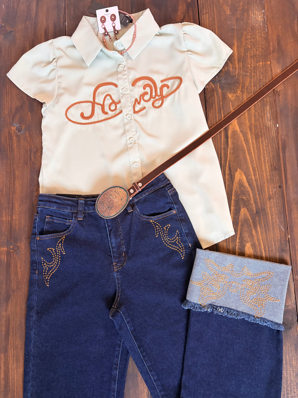 Howdy cowboy - button down