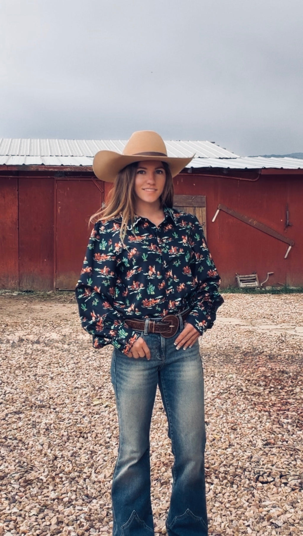 The cowboy country pearl snap