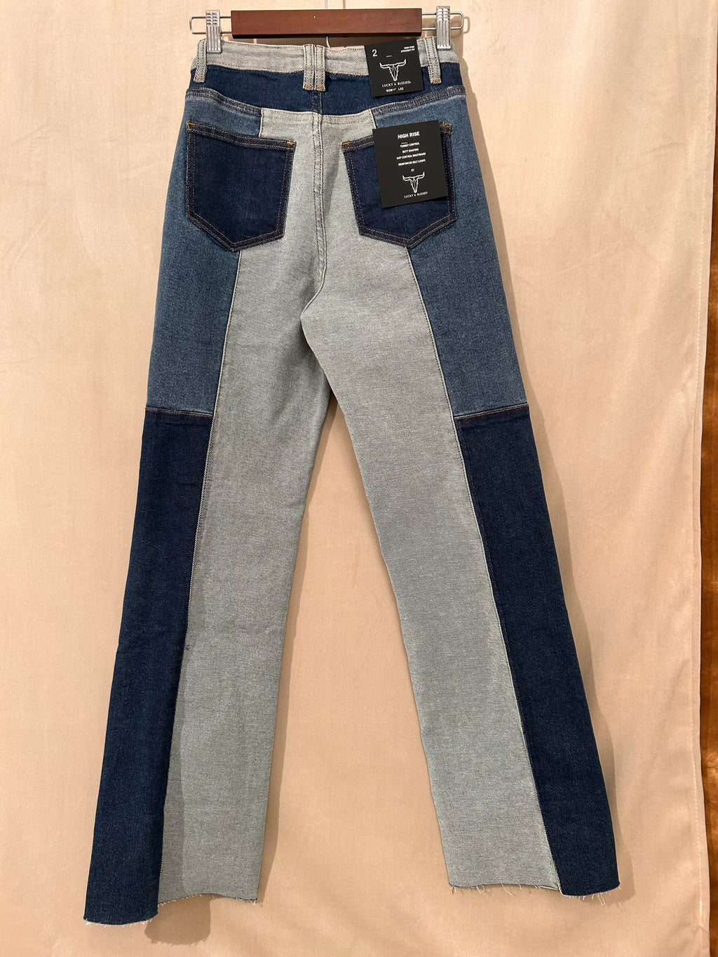 Patched up - denim jeans