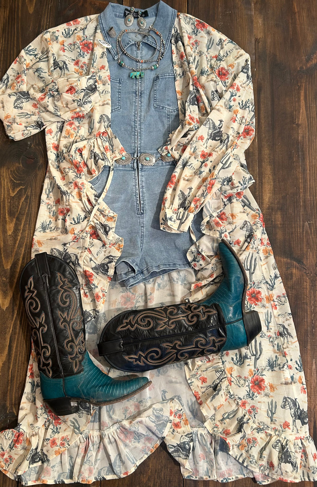The Cadillac ranch romper