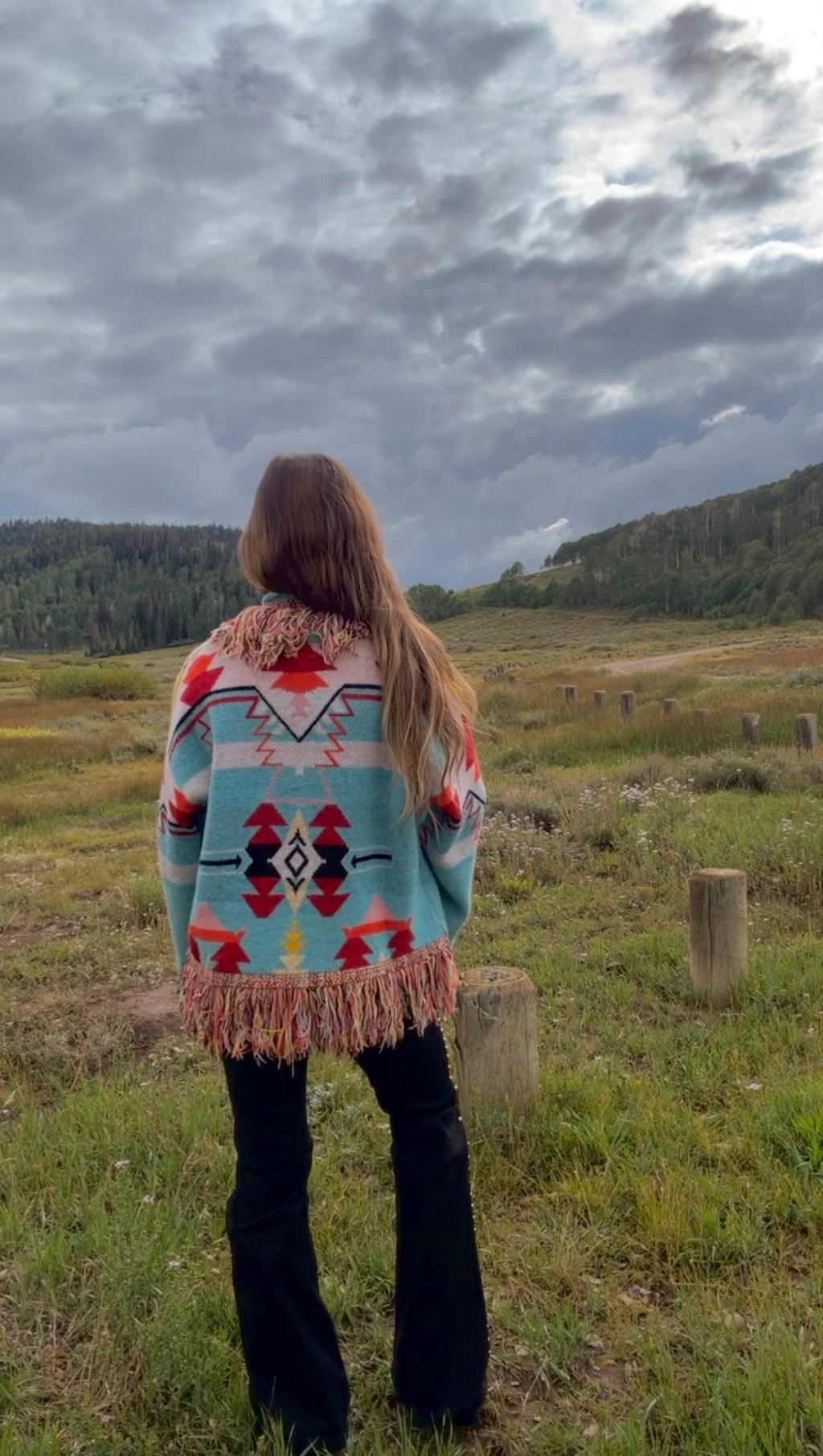 The first frost - fringe cardigan